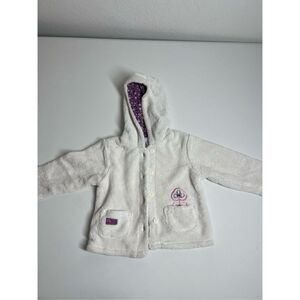 Baby Club Little Girl Fleece Teddy Jacket Size 68 cm
